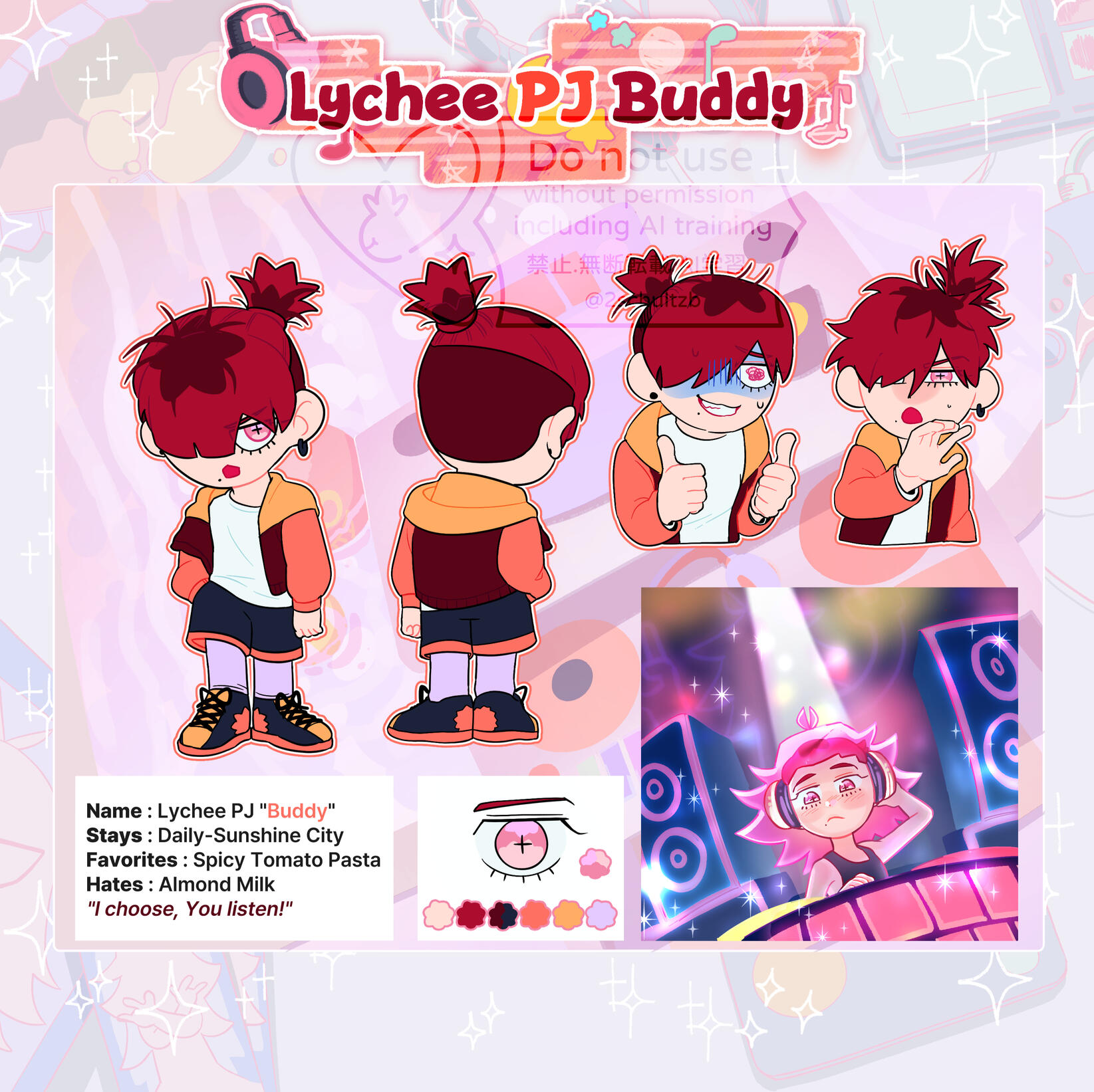 Lychee PJ Buddy